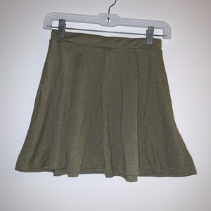 LA hearts green skater skirt